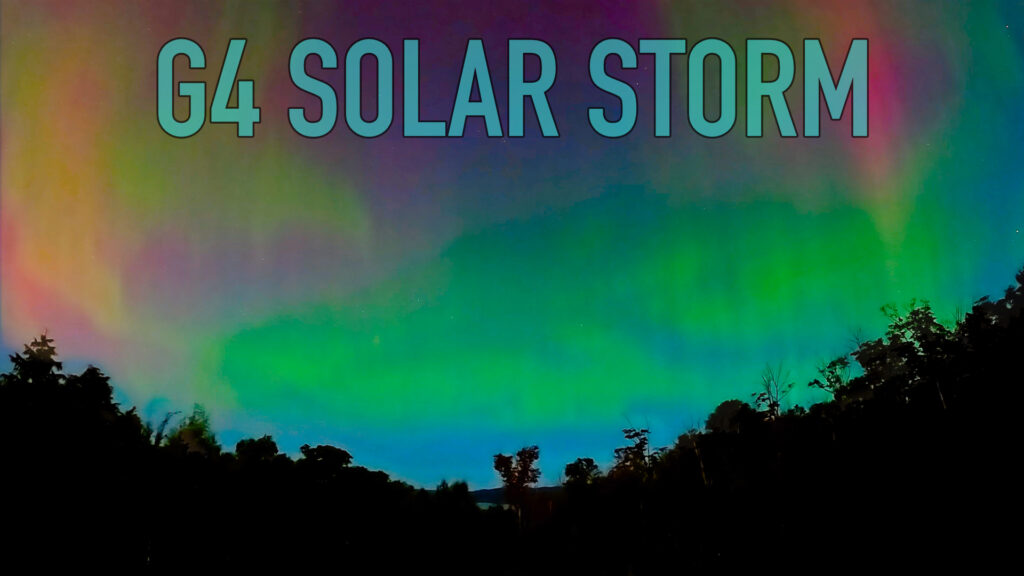 g4 Geomagnetic solar storm
