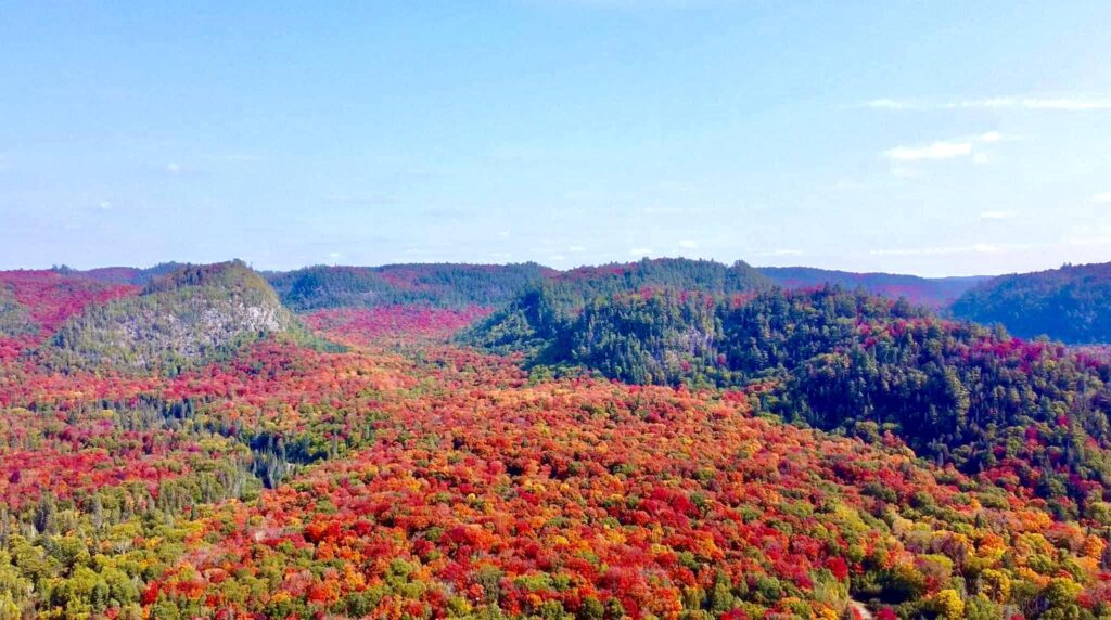 Fall Colours In The Hills Behind Batchawana Bay Fall Colours In The Hills Behind Batchawana Bay