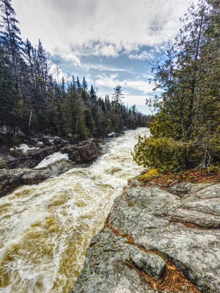 Looking Down Stream On The Sand River Trail